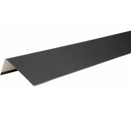 Металлический оконный наличник Технониколь HAUBERK (полиэстер; RAL 7024 темно-серый; 1 шт) TN619950 