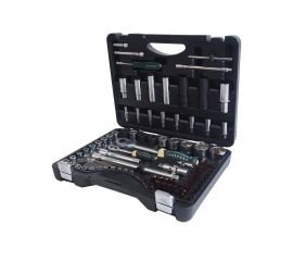 Набор торцевых головок и вставок 1/2 & 1/4DR 6-гранных ROCKFORCE RF-4941-5-PREMIUM 94+6 