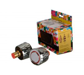 Комплект для смесителя Маховик MELODIA Elegia + Кранбукса 1/2 8х20 кер. по 2 шт. 34134 