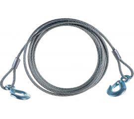 Буксировочный стальной трос АвтоDело 2 крюка 8 мм/5 м 3.5 т 44035 10854 