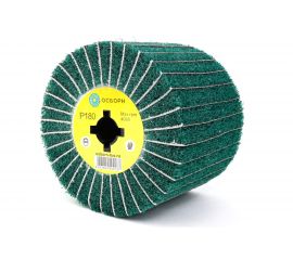 Валик шлифовальный комбинированный с абразивом P180 Medium 6-067 на щеточные шлифмашины ОСБОРН PLM.RB12010019CWP180 