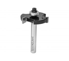 Фреза кромочная фальцевая с нижним подшипником серия 1023 (40x8x50 мм; Z3; хвостовик 8 мм) Росомаха 802316 