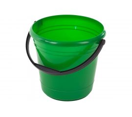 Пластиковое ведро с ручкой Элластик-Пласт 12 л, зеленое ЭП 252115 