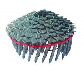 Кровельный оцинкованный гвоздь с кольцевой накаткой (ершеные) в барабане БМК 3.1x32 мм CRN31320 