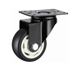 Колесо полиуретановое поворотное с панелью 350100S (100 мм; 130 кг) А5 1005837 