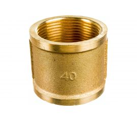 Муфта LEXLINE 1 1/2 вн/вн., латунь 40 Украина 513037 
