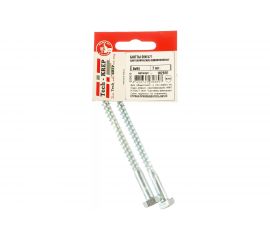 Сантехнический болт DIN 571 оцинкованный 8х90, 2шт - пакет Tech-Krep 102591 