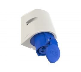 Настенная розетка PCE 16А 220V 1P+N+E IP44 113-6 