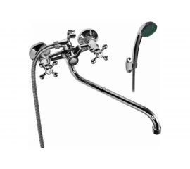 Смеситель для ванной WISENT с изливом 30 см и душем 2365 