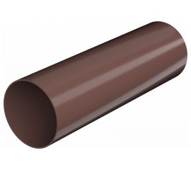 Труба Технониколь ТН (ПВХ; 1.5 м; коричневый; глянец; 1 шт) TN563116 