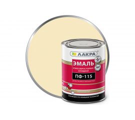 Эмаль Лакра ПФ-115 кремовая, 1 кг 90002561789 