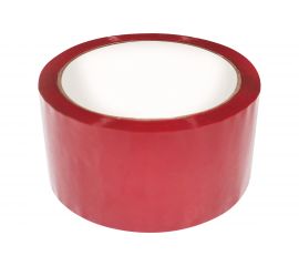 Упаковочная клейкая лента Кордленд красная, 48 мм, 43 мкм, 50 м Р SCO-00324 
