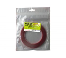 Акриловая двусторонняя клейкая лента Holex 6 мм х 5 м, 1 мм, прозрачная, блистер HAS-93861 