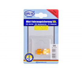 Флажковые предохранители Alca мини 5 А, 5 шт. в блистере 670100 