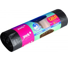 Мешки для мусора (10 шт; 120 л; 8 мкм) YORK 902150 