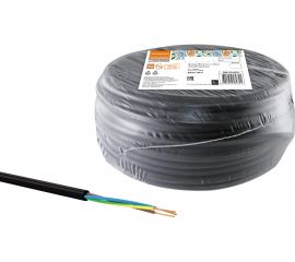 Провод TDM ПВСмб 3х1,5 100м, черный Народный SQ0118-0923 