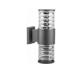 Садово-парковый светильник FERON DH0802 230V 2*E27 серый 06299 