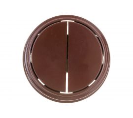 2-клавишный выключатель Bylectrica А56-2212 6А открытой установки, серия РЕТРО, коричневый, А56-2212 коричневый 