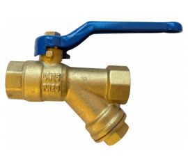 Шаровой кран с фильтром RM -L 1/2 муфтовый Ду15 Ру30 11Б27п1 L-12FFLF 