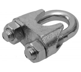 Зажим троса ЗУБР Профессионал DIN 741, 13 мм, 2 шт, оцинкованный 304416-13 