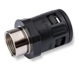 Муфта для гофрированных труб Weyer WQGM2-M20B/AD21.2 - коннектор прямой, внутр. M20x1.5 WE1401400 