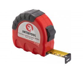 Рулетка с фиксатором INTERTOOL EXTRA 10 м х 25 мм MT-0210 