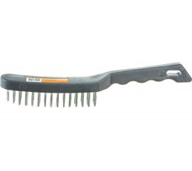 Металлическая 5-рядная щетка с пластиковой ручкой АвтоDело 44015 15470 