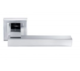 Дверная ручка MORELLI Piquadro, цвет-мат.хром/хром DIY MH-37 SC/CP-S 9010621 