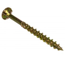 Саморез по дереву HIMTEX проф. желт. потай Torx 15 3,5x40 500 шт. 03540Fh 