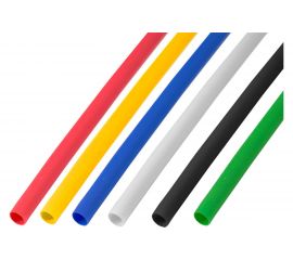 Набор термоусадочной трубки REXANT 5.0/2.5 мм, 1м, 5 цветов, 50шт 29-0155 