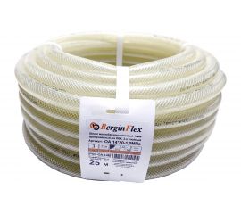 Шланг ПВХ маслобензостойкий/прозрачный (14х20мм; 10 атм.; 25 м) Berginflex PVC-OA-14B 
