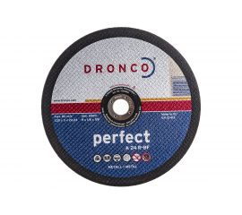 Диск отрезной по металлу Perfect A24R (230x3x22.23 мм) DRONCO 1230015100 