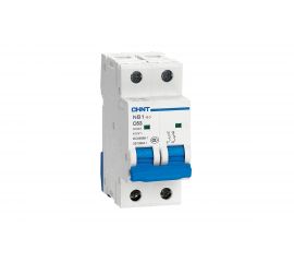 Автоматический выключатель CHINT NB1-63, 2P, 63A, 6кА, характеристика C 179668 