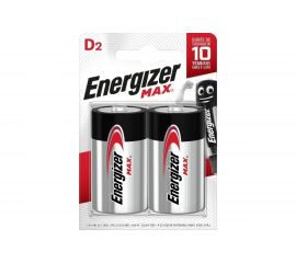 Батарейки Energizer MAX Plus D/E95 2 шт/бл Alkaline 7638900426823 