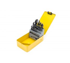 Набор сверл по металлу HOR (25 шт; 1-13 мм; ц/х; Р6М5) Hortz 238141 