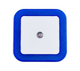 Светодиодный ночник с датчиком освещения IN HOME NLE 03-SB-DS КВАДРАТ синий, 230В 4690612028798 