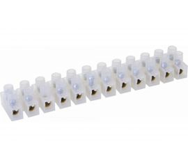 Клеммная винтовая колодка STEKKER, линейка 12 штук, полиэтилен, LD227-3A DIY 39898 