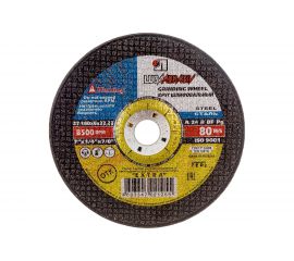 Круг зачистной по металлу тип 27 (180х6х22 мм; A 24 R BF 14А БУ 80) Luga-Abrasiv D11201802260004 