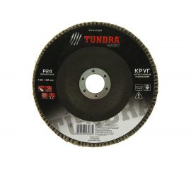 Круг лепестковый торцевой конический (150х22 мм; Р24) TUNDRA 2603088 