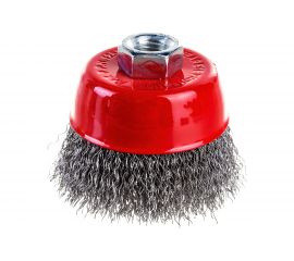 Щетка чашечная 85 мм, М14, витая проволока для УШМ INTERTOOL BT-1085 