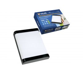Светодиодный влагозащищенный светильник Volpe ULW-Q280 22W/4000K/S02 IP65 BLACK UL-00006711 