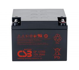 Аккумулятор для ИБП GP12260 12В, 26Ач CSB GP12260 I CSB 