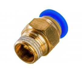 Фитинг металлический 6 мм - наружная резьба 1/8" Pegas pneumatic 5211 