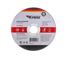 Диск отрезной по металлу 125x1.6x22.23 мм KRANZ KR-90-0914 