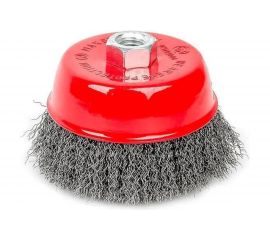 Щетка чашечная 100 мм, М14, витая проволока для УШМ INTERTOOL BT-1100 