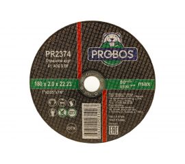 Круг отрезной абразивный 180x2.0x22.23 мм PROBOS PR2374 