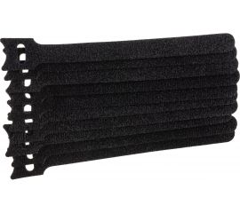 Многоразовая стяжка-липучка DORI 150x12 мм черная 10 шт 42211 