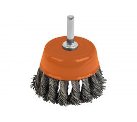 Кордщётка чашеобразная витая 75 мм для дрели РОССНА Р860643 