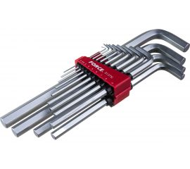 Набор длинных Г-образных шестигранников 2-19 мм, 13 предметов FORCE 5137XL 