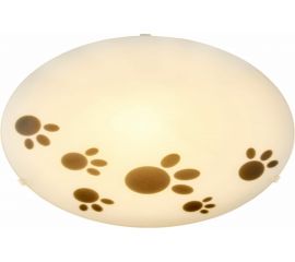 Настенно-потолочный декоративный светильник Apeyron, 1хЕ27, 60Вт, 220В, основание белое, плафон стекло, лампы нет 16-182 